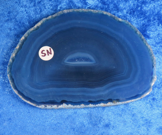 Akaattilevy sininen 80x55mm nro SN