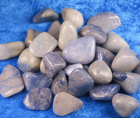 Sinikvartsi rumpuhiottu Brasilia. Valitse koko 1-50g