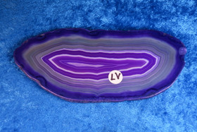 Akaattilevy lila  97x43mm nro LV