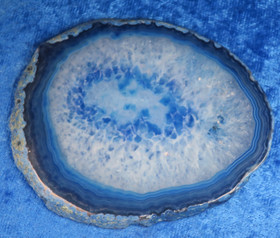 Akaattilevy sininen 80x67mm nro SR