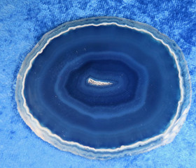 Akaattilevy sininen 80x67mm nro ST