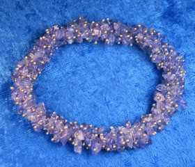 Rannekoru tansaniitti paksu sipsi