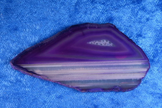 Akaattilevy lila  75x48mm nro LN