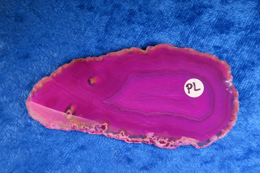 Akaattilevy pinkki 85x45mm nro PL