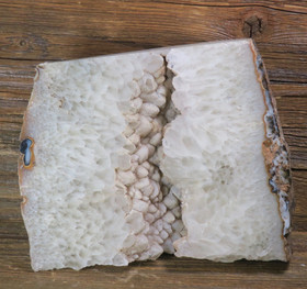 Akaattigeodi 4,7kg iso sisustuskivi Brasilia 61U