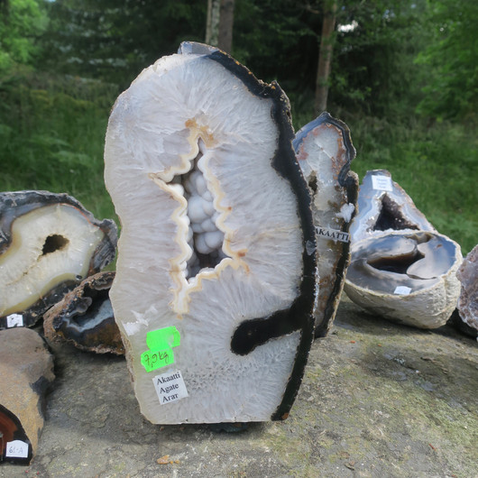 Akaattigeodin iso siivu 7,9kg Brasilia 61R