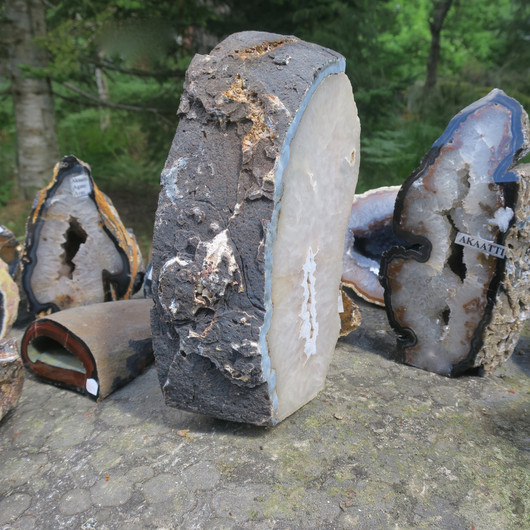 Akaattigeodin iso siivu 7,9kg Brasilia 61R