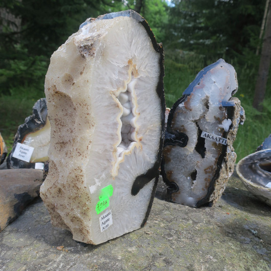 Akaattigeodin iso siivu 7,9kg Brasilia 61R