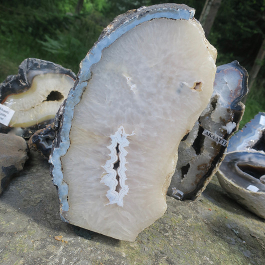 Akaattigeodin iso siivu 7,9kg Brasilia 61R