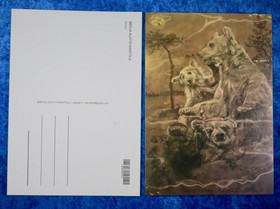 Postikortti KARHUT piirretty. Ranttila