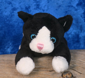 Pehmolelu kissanpentu mustavalkoinen 14cm, vauvalelu