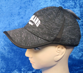 Lippis Finland-teksti kohokirjaimin, musta-harmaa nro F13H