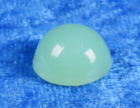 Kapussi krysopraasi, pyöreä vihreä 15mm