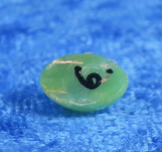 Kapussi krysopraasi, ovaali vihreä 8x10mm nro6