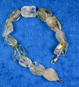 Rannekoru sitriini hiottuja kulmikkaita 17cm. SIRPA2 