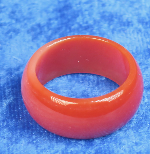 Kivisormus karneoli oranssi akaatti, leveys 10mm valitse koko