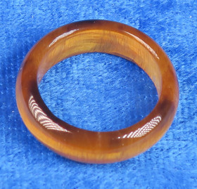 Kivisormus tiikerinsilmä leveys 6mm ruskea, valitse koko