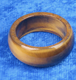 Kivisormus tiikerinsilmä leveys 10mm, ruskea,  valitse koko