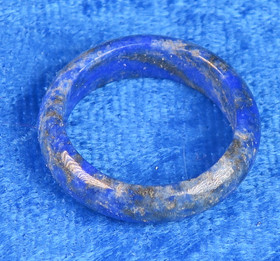 Kivisormus lapis latsuli 6mm lasuriittisormus valitse koko