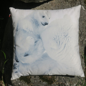 Sohvatyynyn päällinen jääkarhut 45x45cm