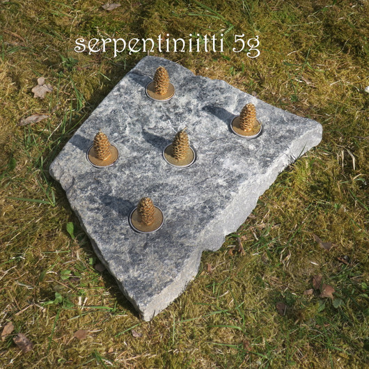 Tuikkualusta 5 tuikulle Serpentiniitti valitse nro A-H