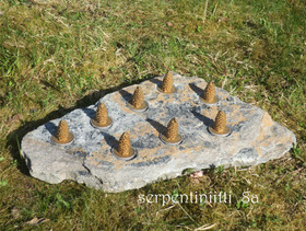 Tuikkualusta 8 tuikulle Serpentiniitti, valitse kuvista