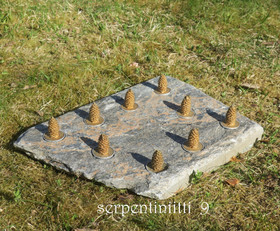 Tuikkualusta 9 tuikulle Serpentiniitti