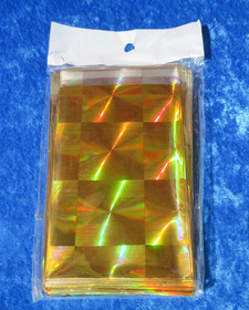 Foliopussi kullan värinen lahjapussi  8x12cm 100kpl teippisuljenta