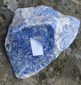 Lapis latsuli raaka 540g 110x80x45mm