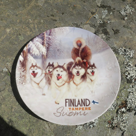 Seinälautanen 19cm huskyvaljakko Tampere Suomi Finland