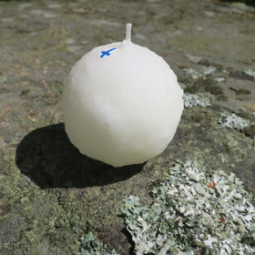 Kynttilä lumipallo 6cm
