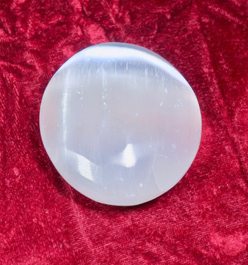 Seleniitti taskukivi iso 5x6cm 80-90g