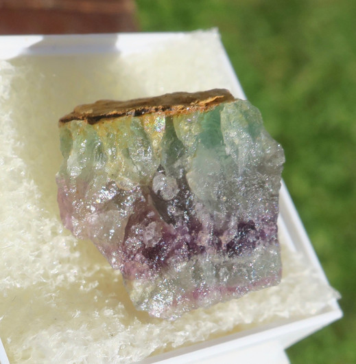 Fluoriitti raaka violetti, vihreä 17mm nro 8R28