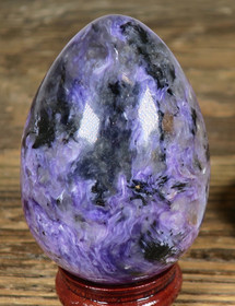 Kivimuna tsharoiitti 137g 55mm violetti nro B