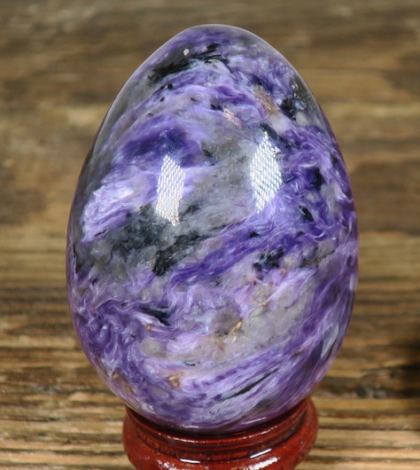 Kivimuna tsharoiitti 135g 55mm violetti nro C