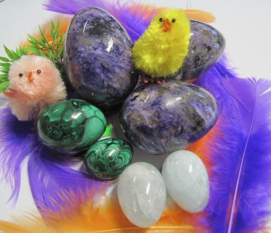 Kivimuna tsharoiitti 135g 55mm violetti nro C