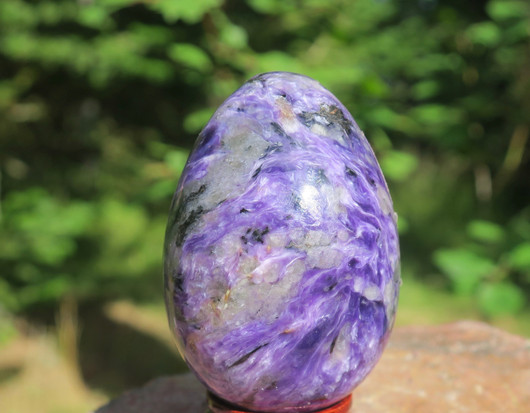 Kivimuna tsharoiitti 135g 55mm violetti nro C