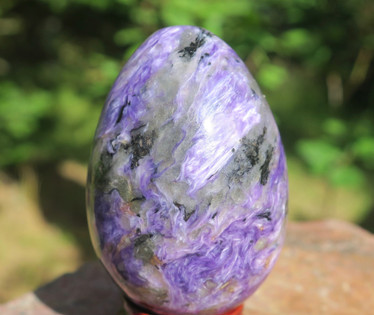 Kivimuna tsharoiitti 135g 55mm violetti nro C