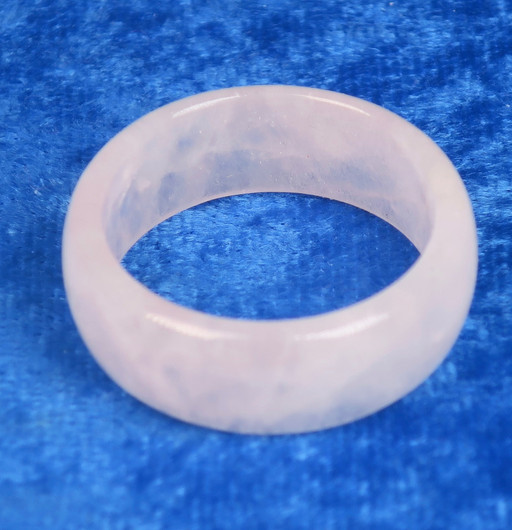 Kivisormus ruusukvartsi 24mm, leveys 10mm