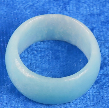 Kivisormus 17mm amatsoniitti sinivihreä, leveys 10mm