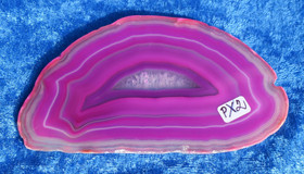 Akaattilevy pinkki 117x67mm nro PX2 