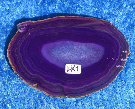 Akaattilevy lila  107x75mm nro LX1