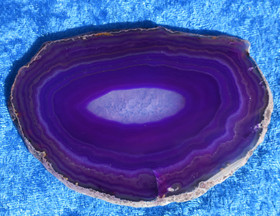 Akaattilevy lila  107x75mm nro LX1