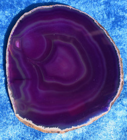 Akaattilevy lila  105x95mm nro LX2