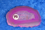Akaattilevy pinkki 50x30mm nroPH 