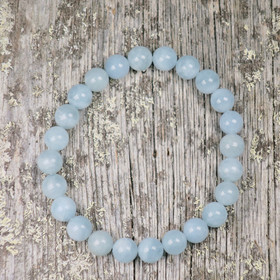 Rannekoru akvamariini 8mm