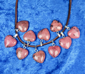  Riipus rodoniitti 15mm sydän 