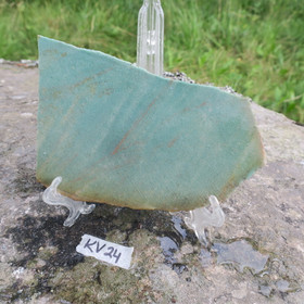 Kvartsiitti  160g  vihreä siivu 180x120x3mm KV24