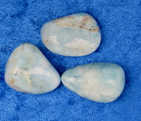 Larimar rumpuhiottu A-laatua 5-8g 20-25mm