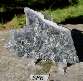 Spektroliitti siivu 160x100x6mm 210g Ylämaa Suomi nro SP8